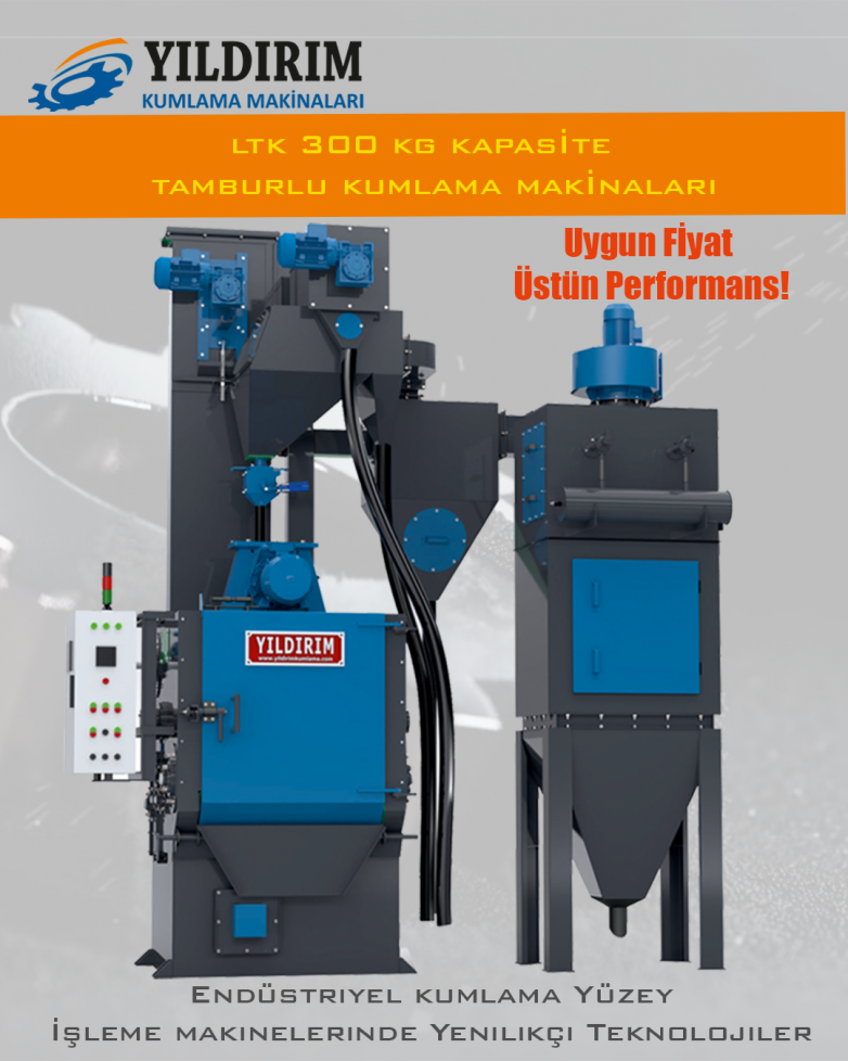 tamburlu kumlama makinası 