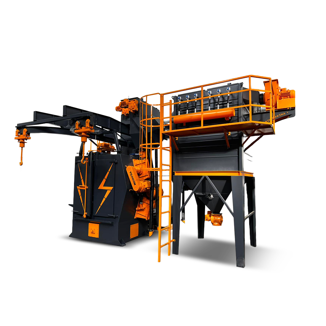 Askılı Kumlama Makinaları