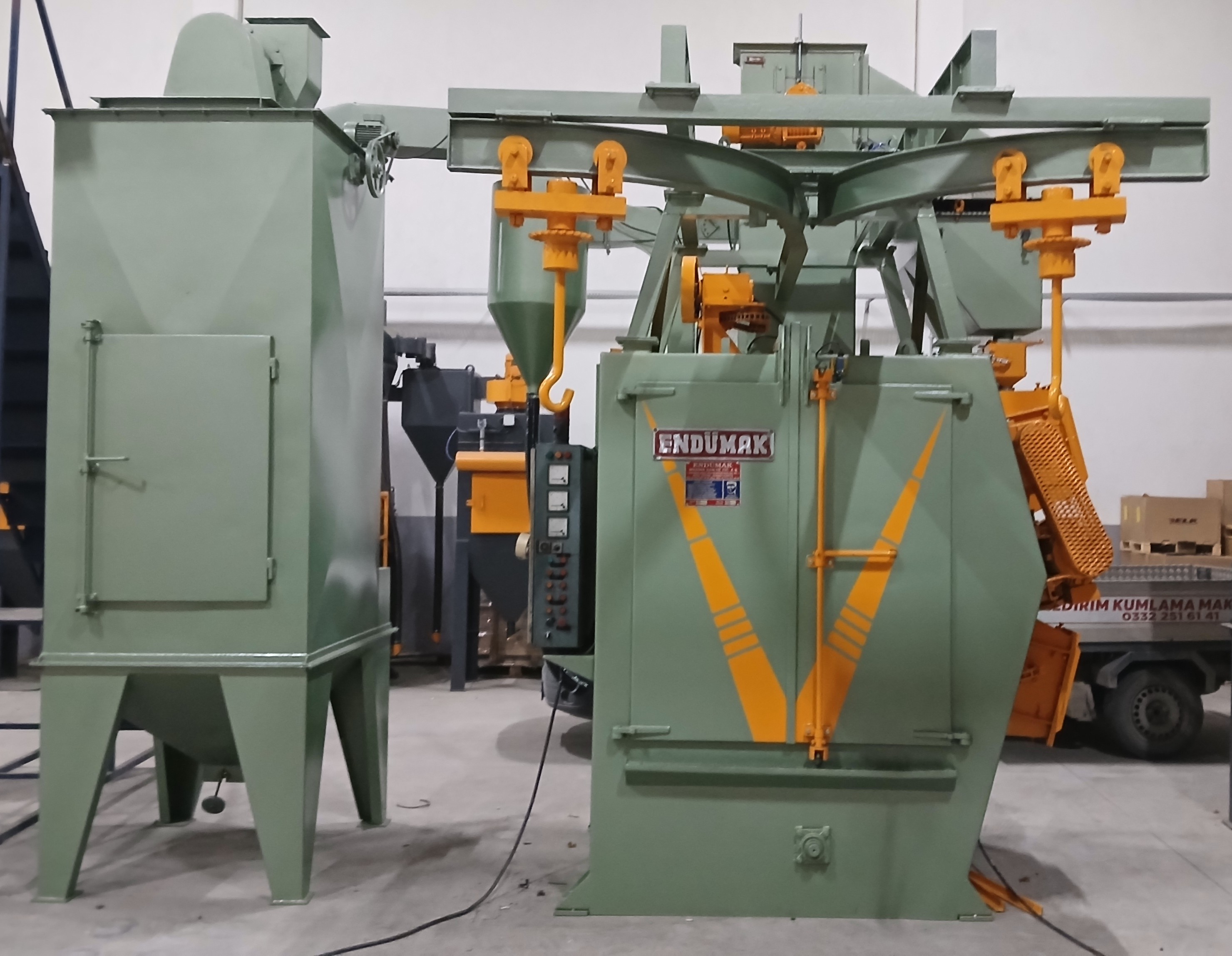 100 kg Drum Type Shot Blasting Machine