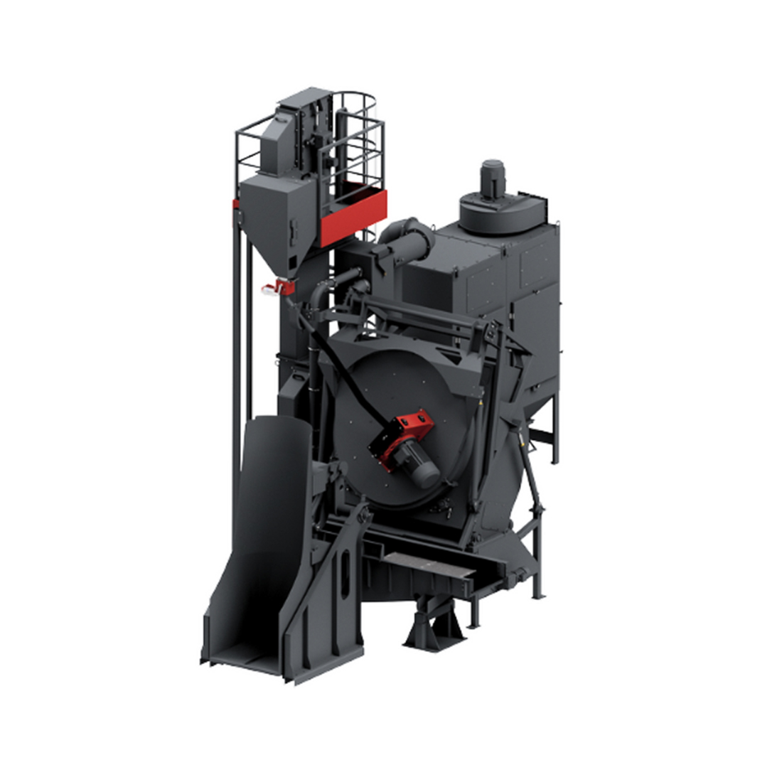 Döner Tamburlu Kumlama Makinası