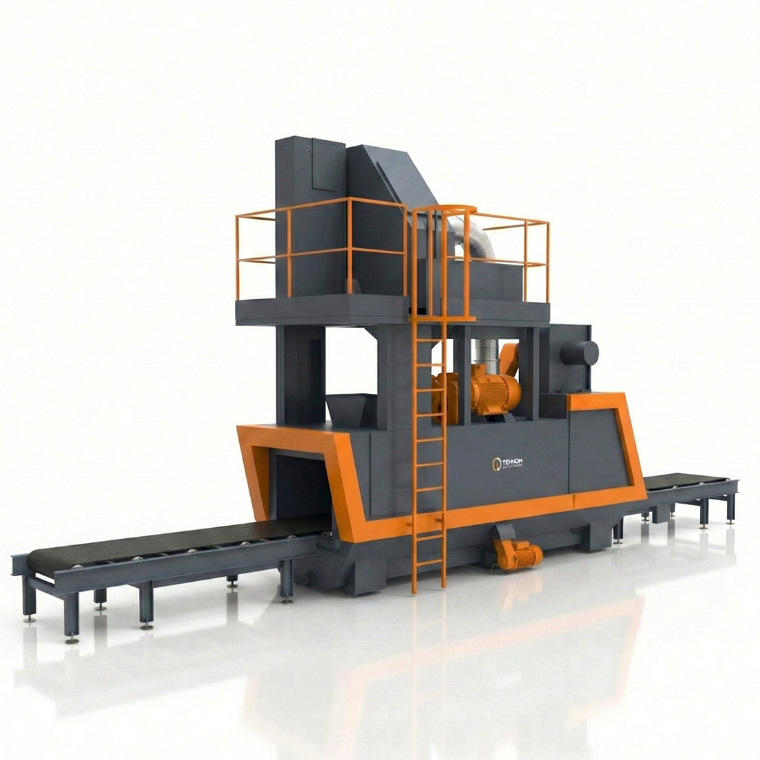 Lastik Bantlı Tünel Kumlama Makinası