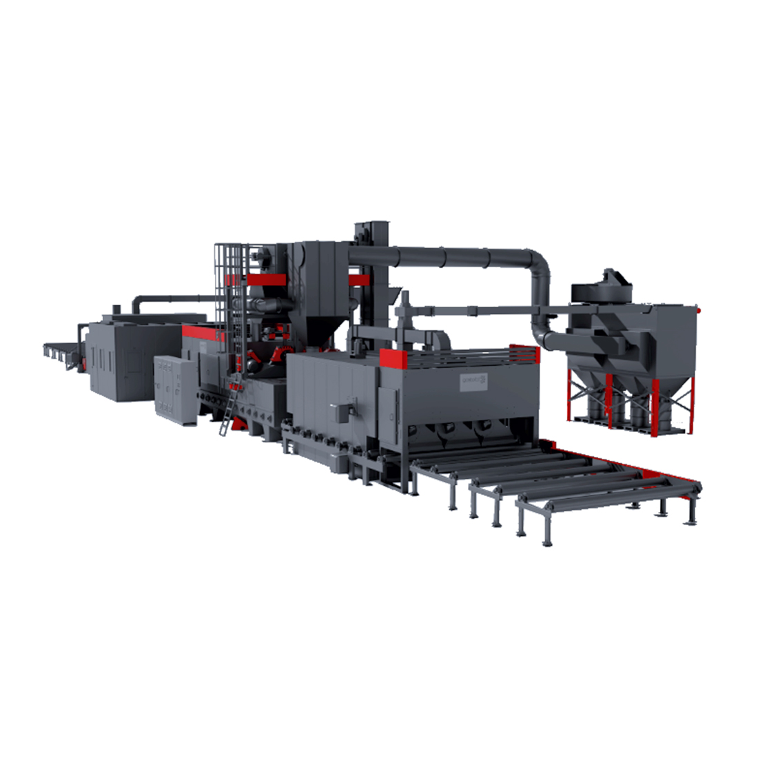 Rulo Tünel Kumlama Makinası